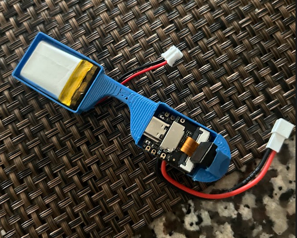 First 3D print of the wearable pen device