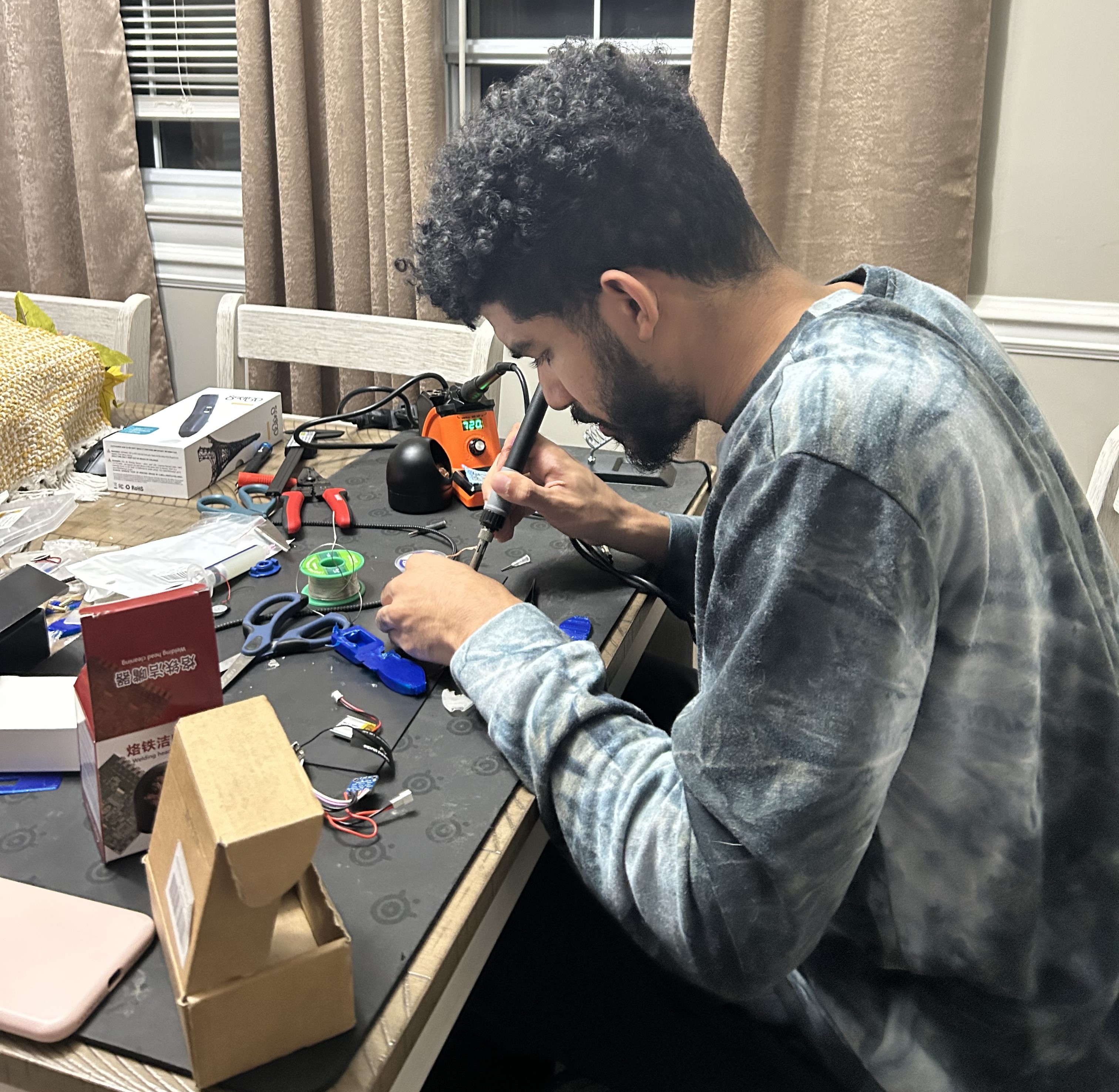 Working on the wearable pen device