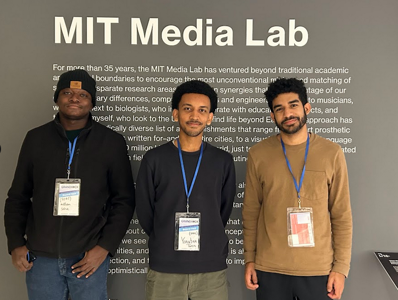 Representing our group at MIT Beyond Hack