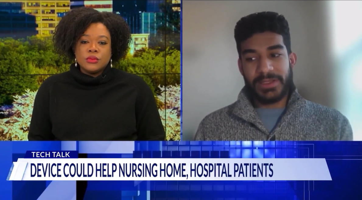 Nurse call device in an interview