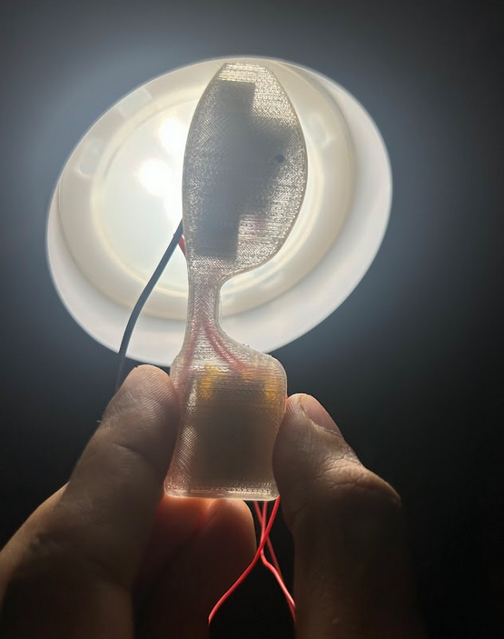 Wearable pen prototype with wiring cleanup